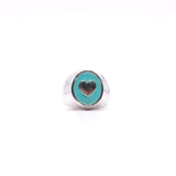 Anillo signet Corazon