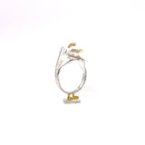 Out of the eggshell Anillo perla akoya