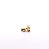 aretes gummy bears mini con corazón
