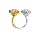Anillo monstruo de dos cabezas