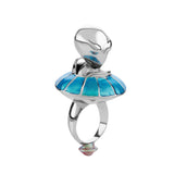 Anillo Alien con UFO