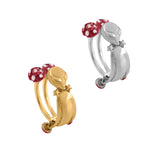 Anillo Alien completo y hongos - Paula Guzmán