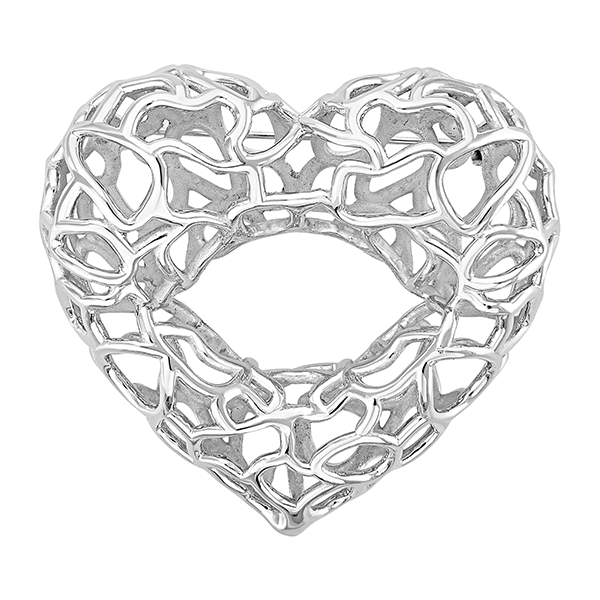 Anillo corazón mediano - Paula Guzmán