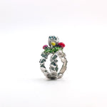 Anillo Erizo Paulino en el jardin - Paula Guzmán