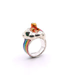 Anillo Gummy Bear Arcoiris - Paula Guzmán