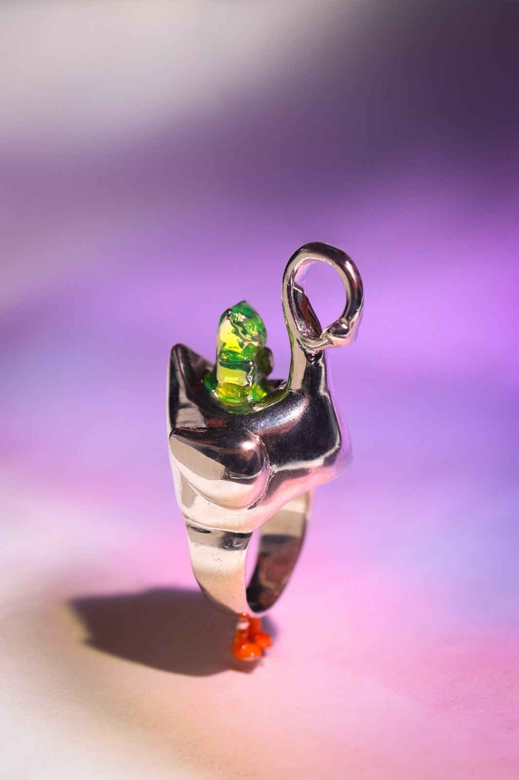 Anillo Gummy Bear Flamingo - Paula Guzmán