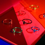 Anillo gummy bear mini con corazón - Paula Guzmán