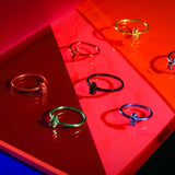 Anillo gummy bear mini con corazón - Paula Guzmán