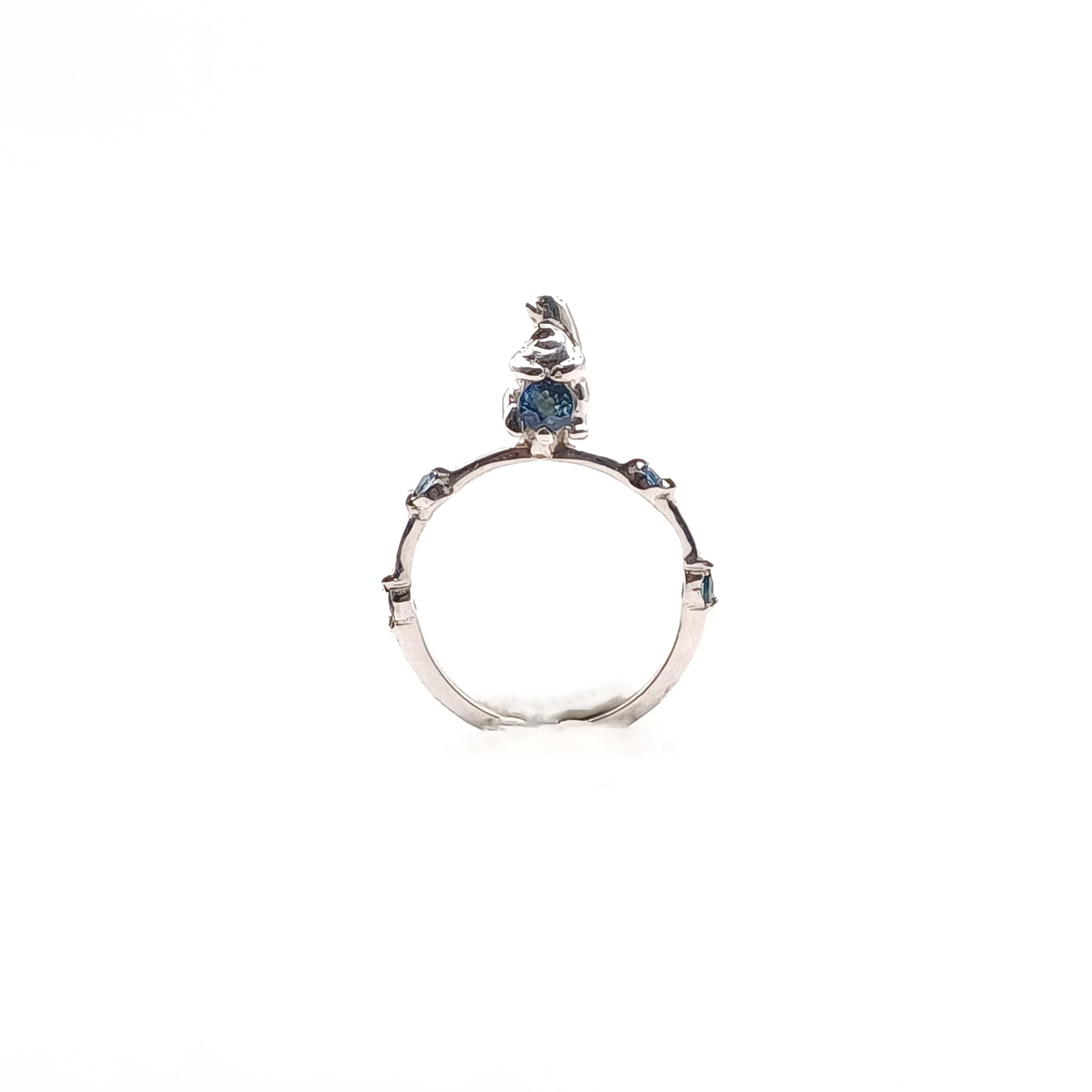 Anillo Mamá Oso con zafiros - Paula Guzmán