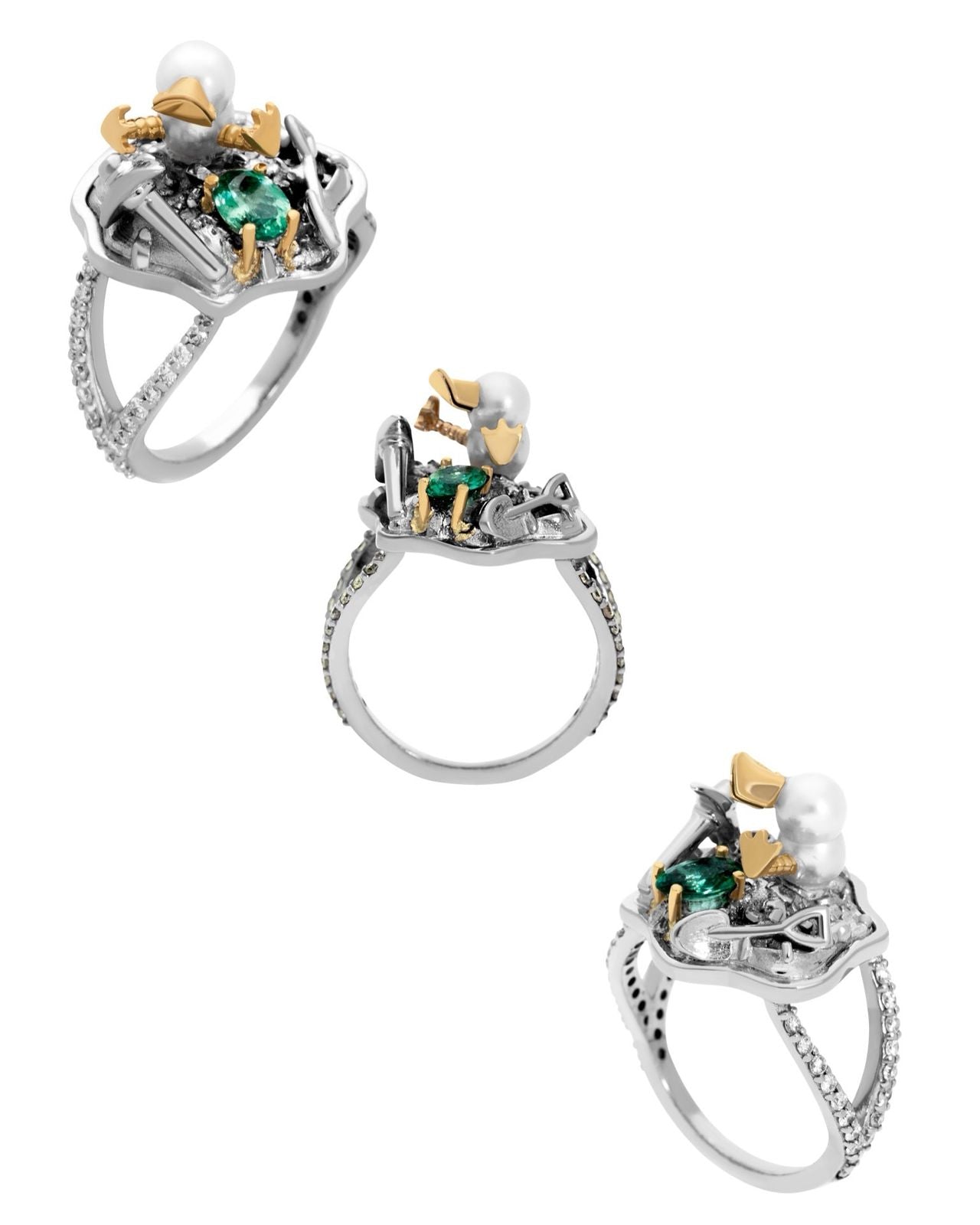 Anillo pato minero - Paula Guzmán