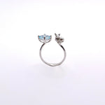 anillo zorro con piedra - Paula Guzmán