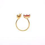 anillo zorro con piedra - Paula Guzmán