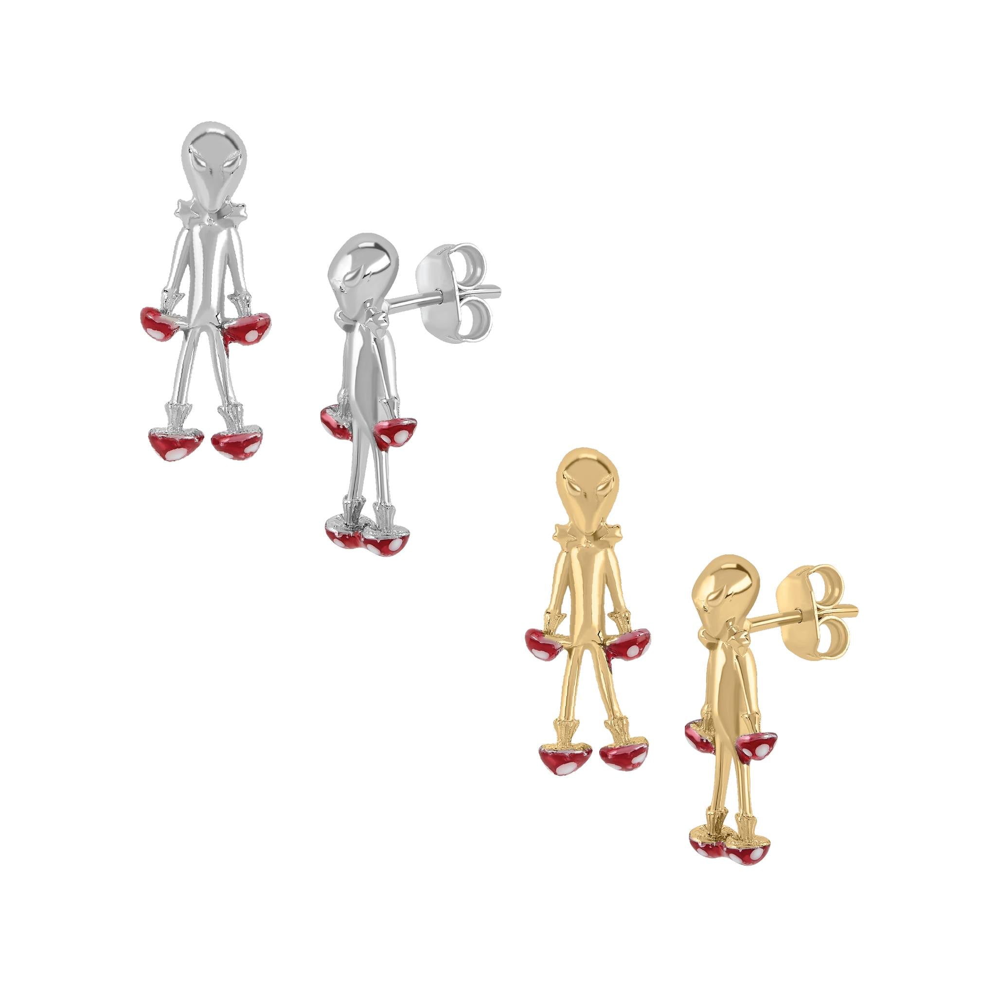 arete alien completo chico - Paula Guzmán