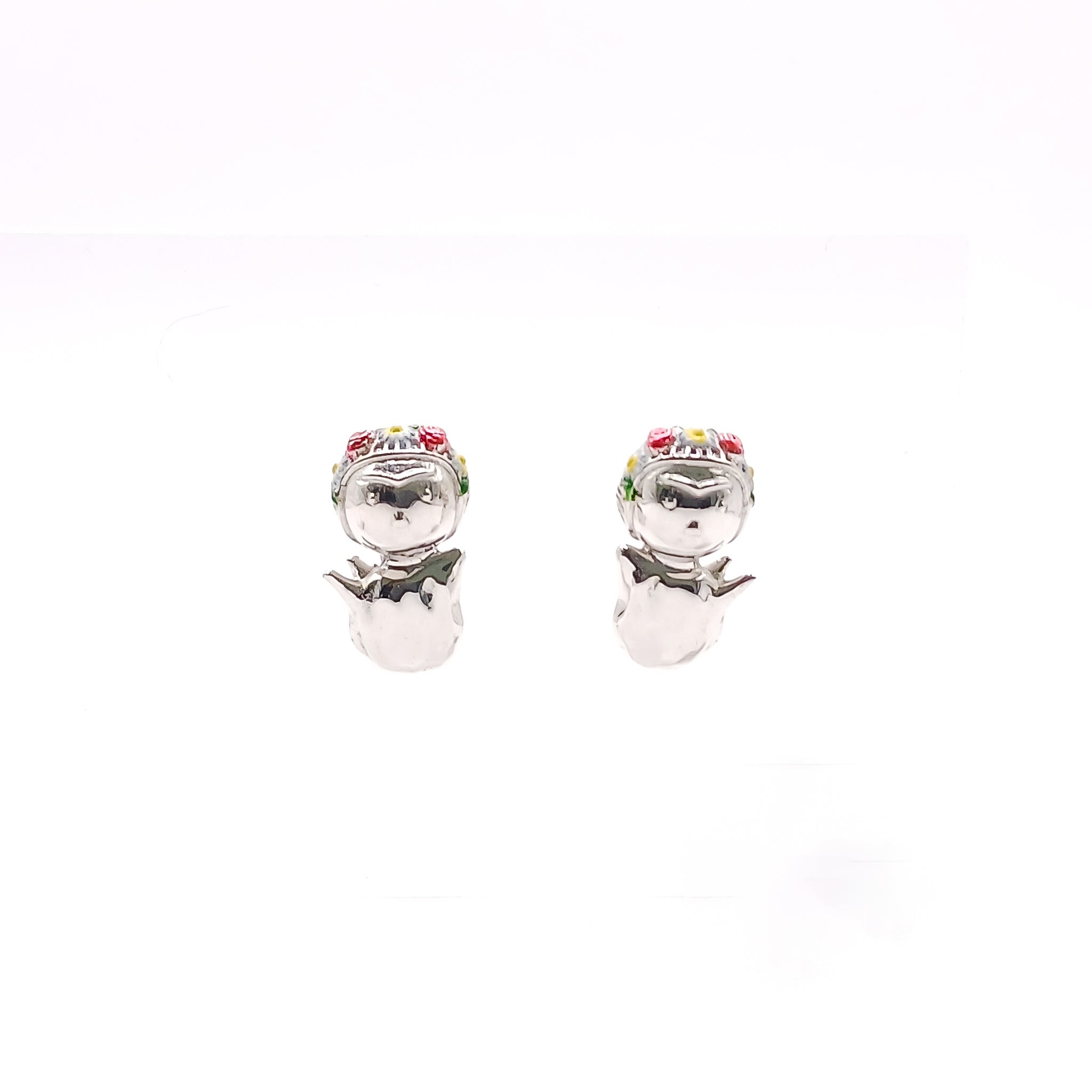 Aretes corazón - Paula Guzmán