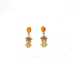 Aretes Iztaccíhuatl con ópalos - Paula Guzmán