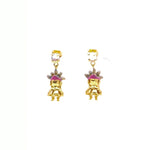 Aretes Iztaccíhuatl con ópalos - Paula Guzmán