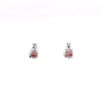 Aretes Mamá Osa Polar con Turmalinas rosas - Paula Guzmán