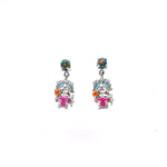 Aretes Popocatépetl con ópalos - Paula Guzmán