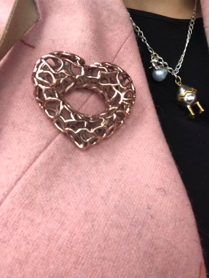 Broche Corazón - Paula Guzmán
