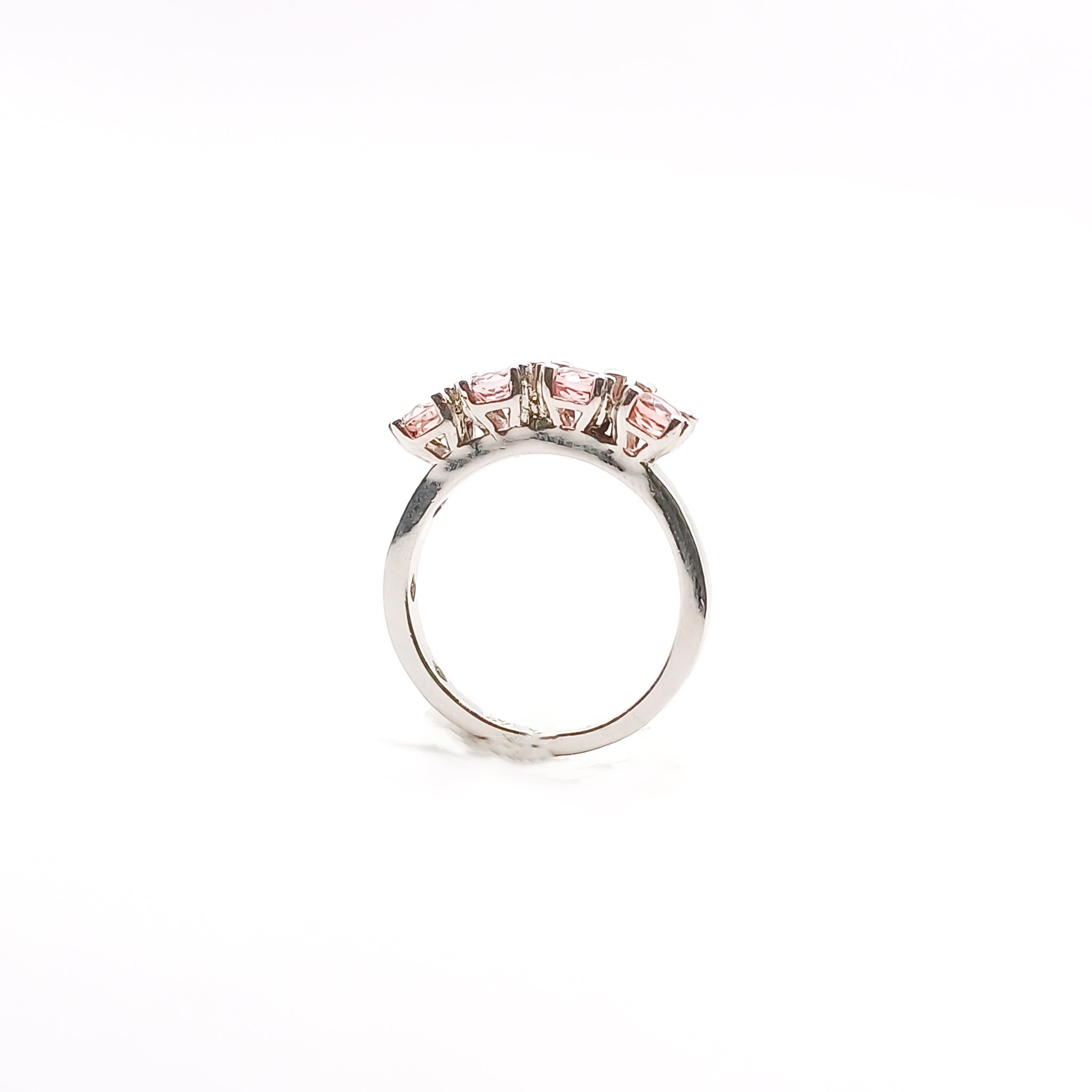 Churumbela Corazones con turmalinas rosas - Paula Guzmán