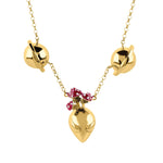 Collar Alien con hongos y saturnos - Paula Guzmán