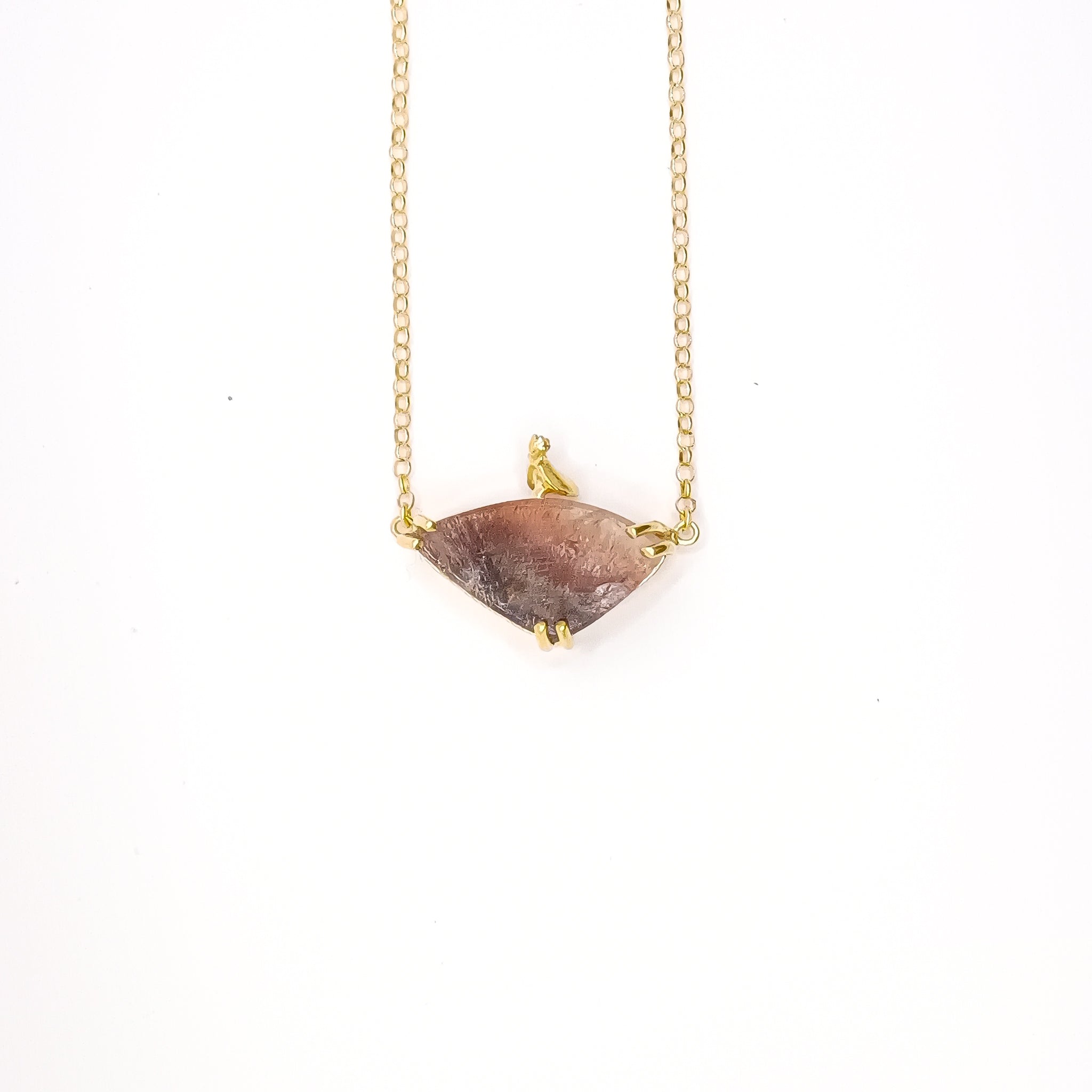 Collar Principito con Cuarzo 7 colores - Paula Guzmán