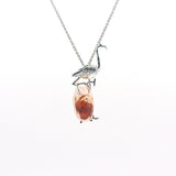 Dije Flamingo con Ópalo - Paula Guzmán