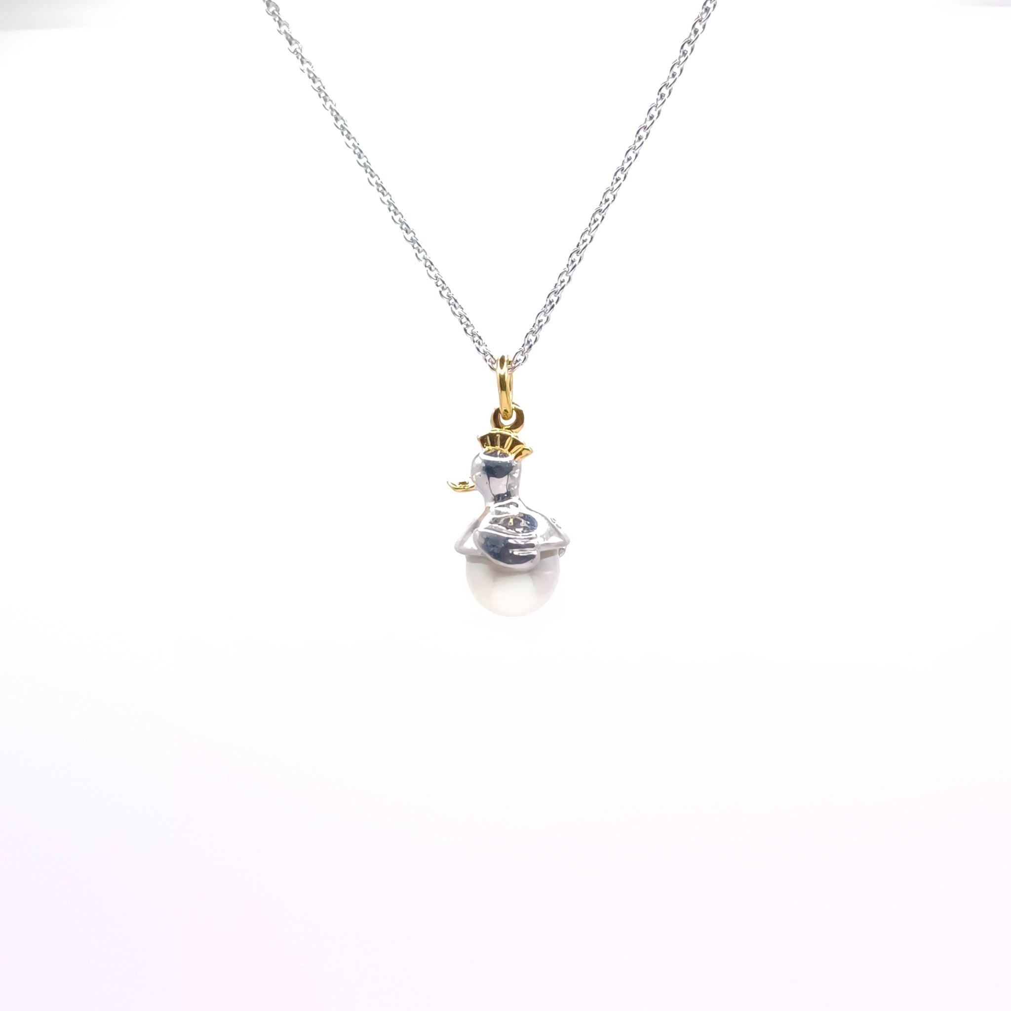 Dije Pato Eclosión perla akoya - Paula Guzmán