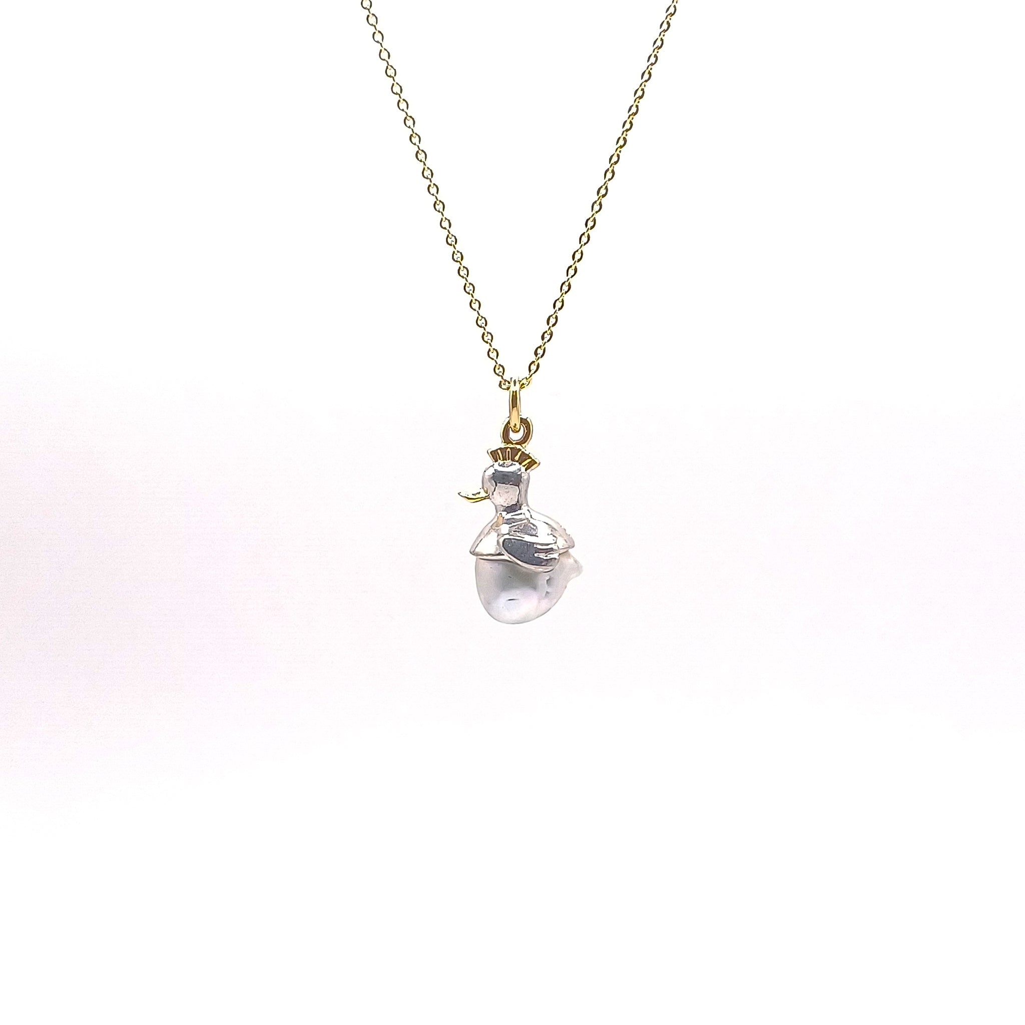 Dije Pato Eclosión perla akoya - Paula Guzmán