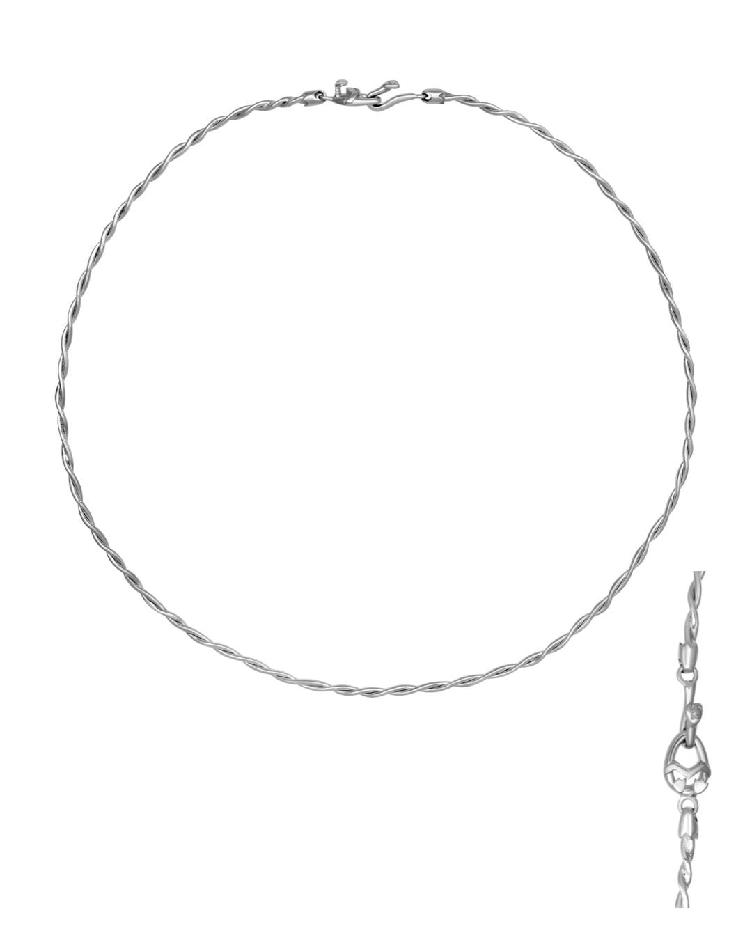 Gargantilla de huevos alambre torcido - Paula Guzmán