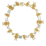 Gargantilla monstruos y cuarzos - Paula Guzmán