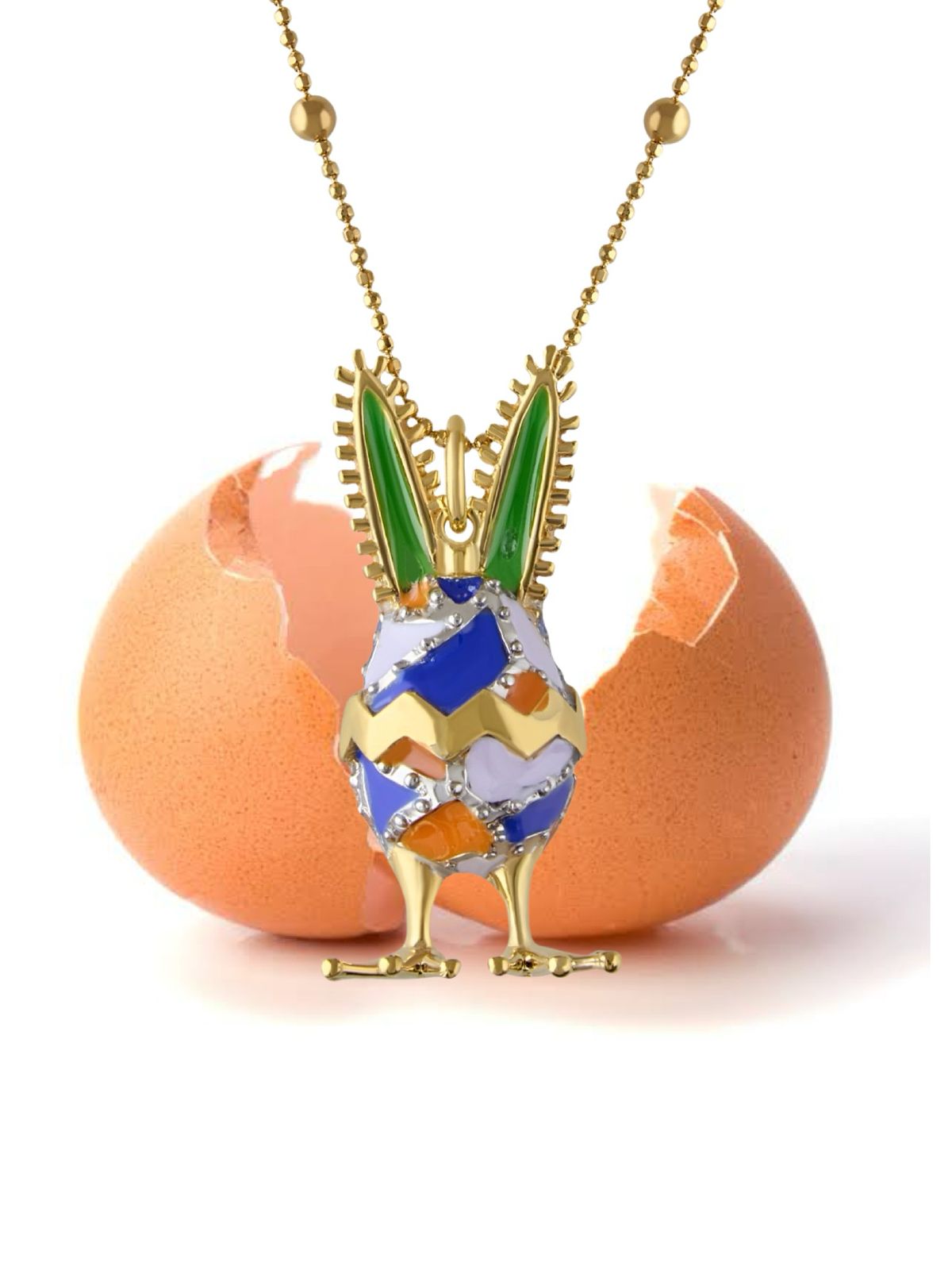 Huevo alebrije conejo - Paula Guzmán