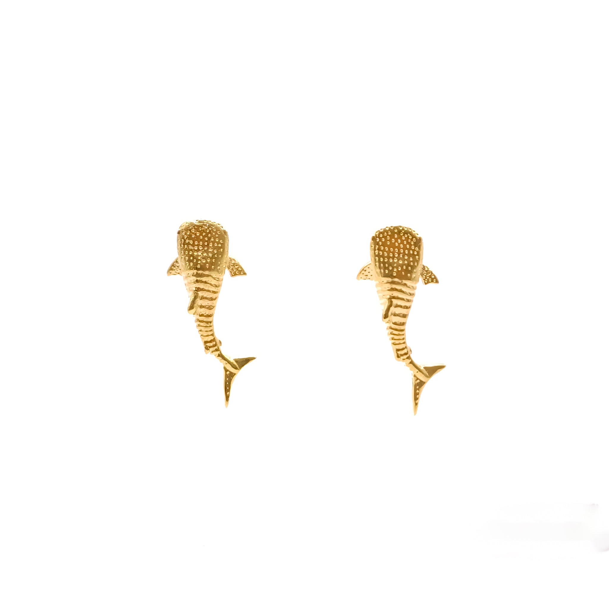 Tiburón ballena Aretes grande - Paula Guzmán