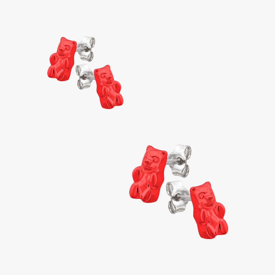 Aretes de gummy bears medianos
