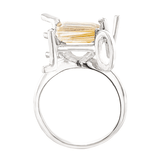 Anillo love Cuarzo rutilado - Paula Guzmán