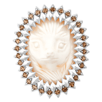 Broche Erizo Camafeo - Paula Guzmán